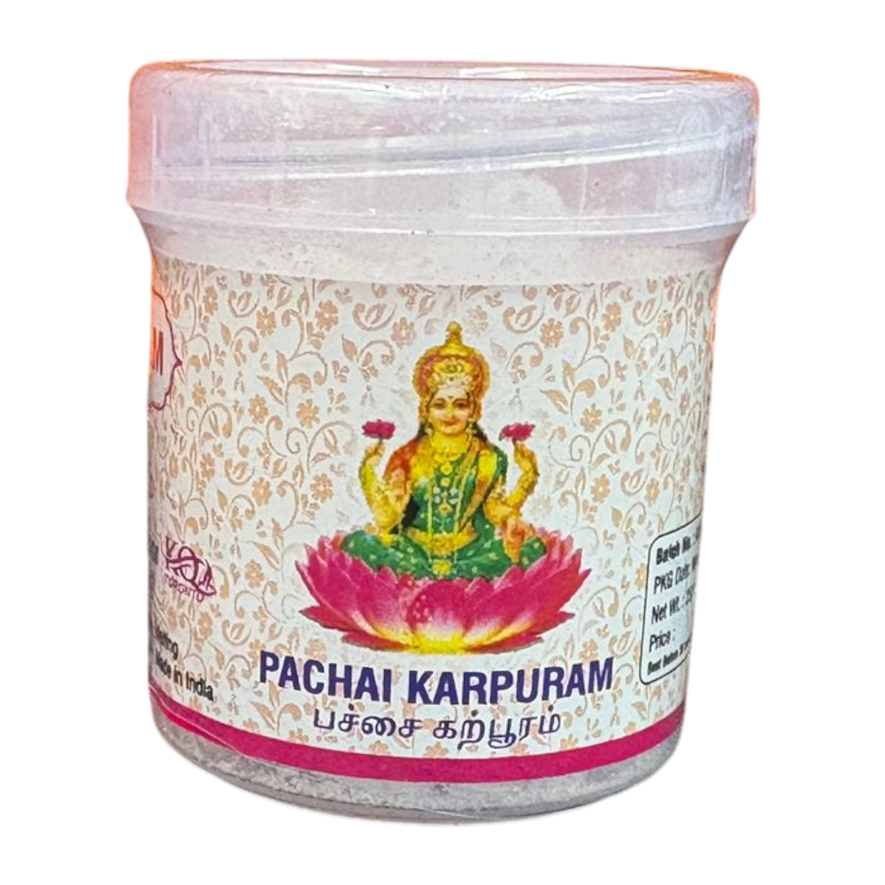 Pure Pachai Karpuram – Natural Edible Camphor for Cooking & Puja Use | Puja & Ritual Essential