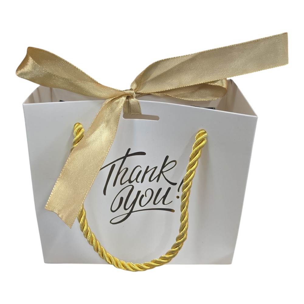 Small Thank You Gift Bag - Elegant Party Favor Bag for All Occasions