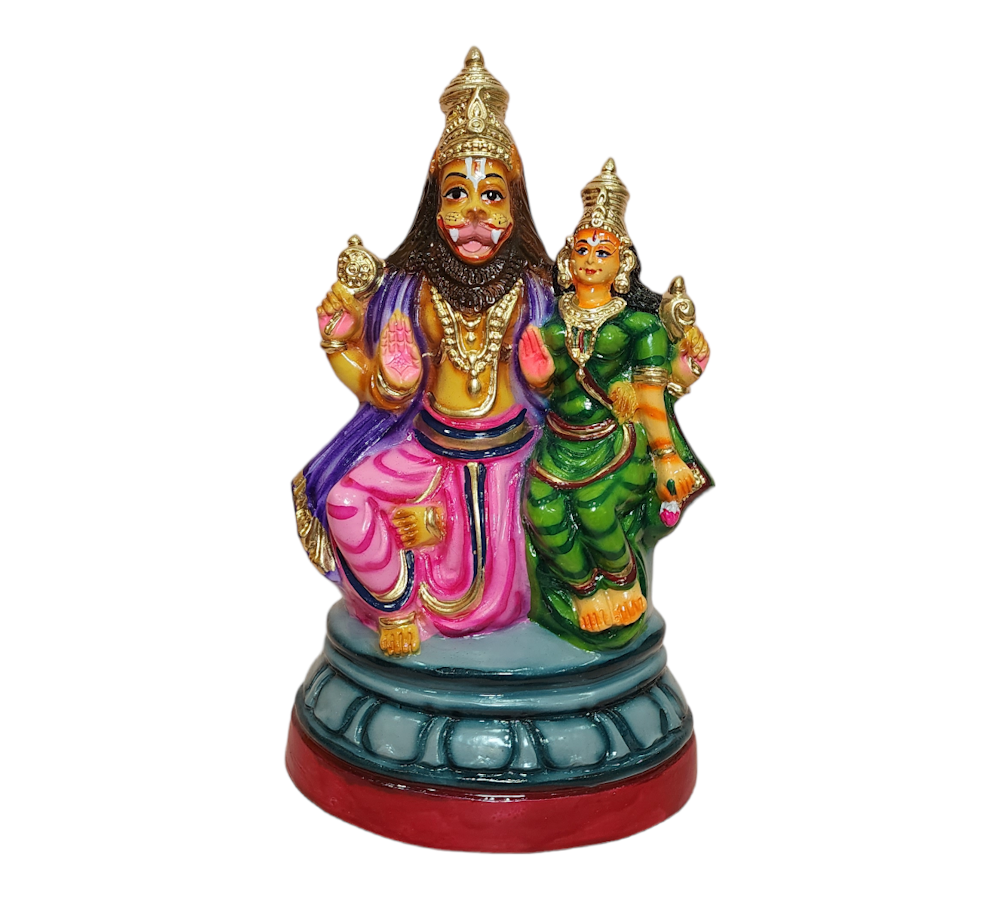 Lakshmi Narasimhar 12 Inch | Traditional Idol