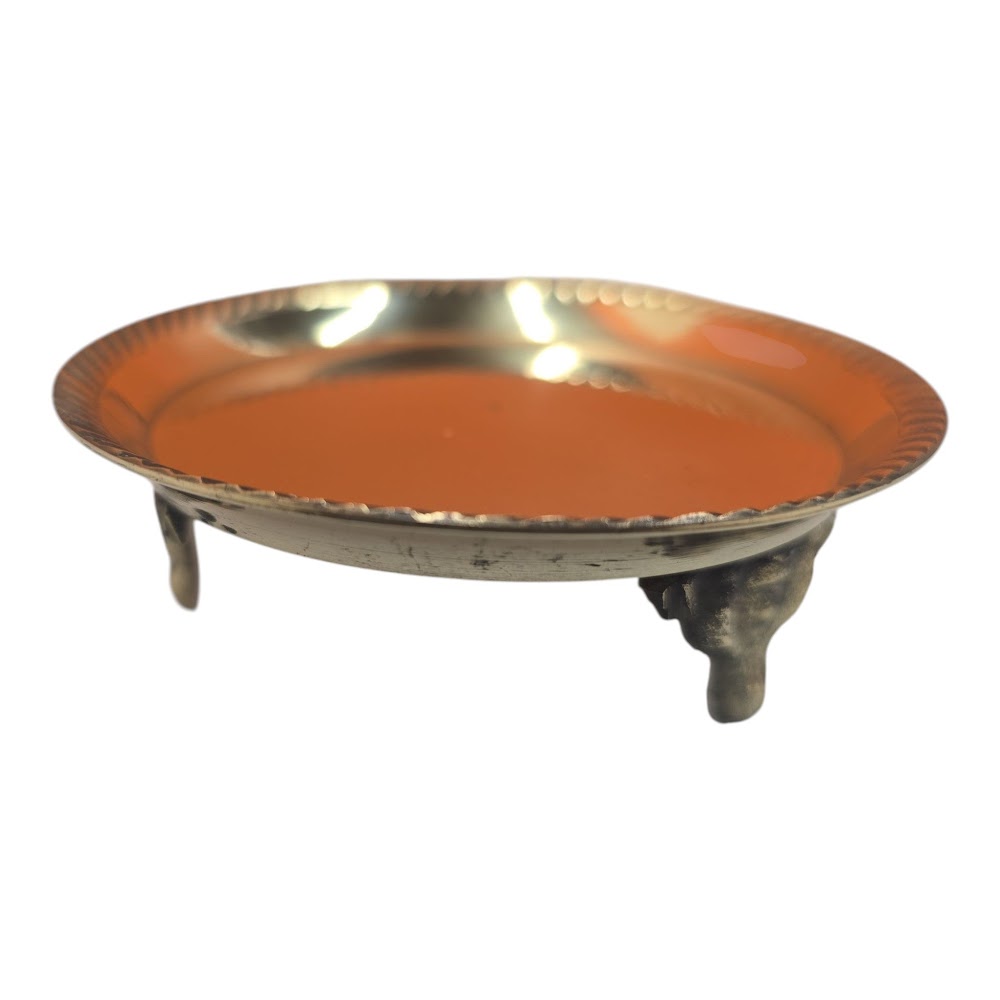 Small Mukali Stand – 4 Inch Diameter (Brass) | Traditional Idol