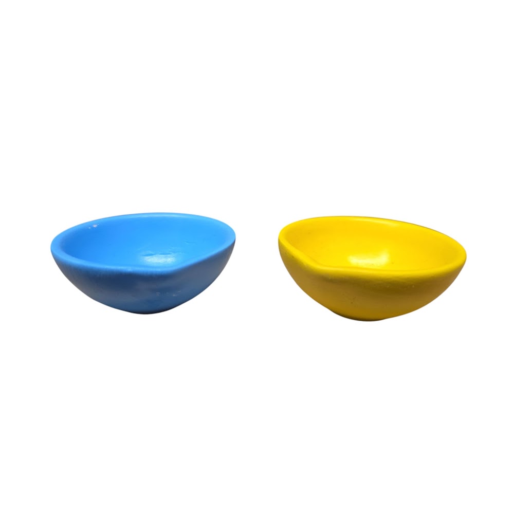 Colorful Plain Clay Agal Vilakku (Diya Lamp) Each | Traditional Puja Accessory