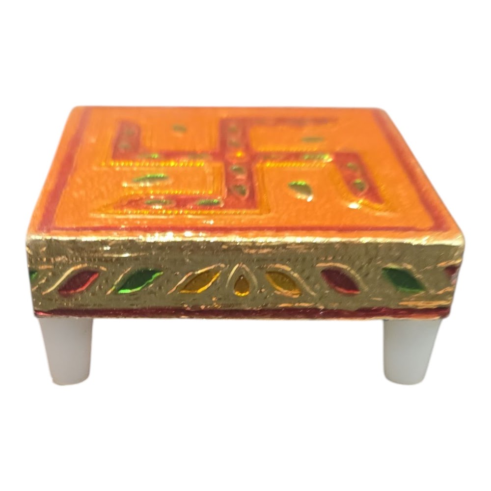 Puja Stand - 3 Inch/ 4 Inch (Traditional Pooja Accessory)