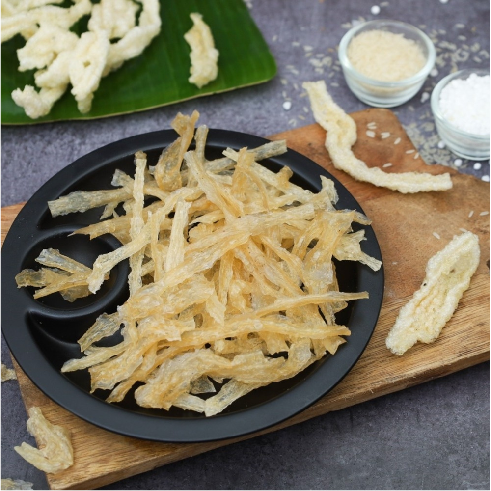 Koozh Vathal (Rice Batter Fryums)
