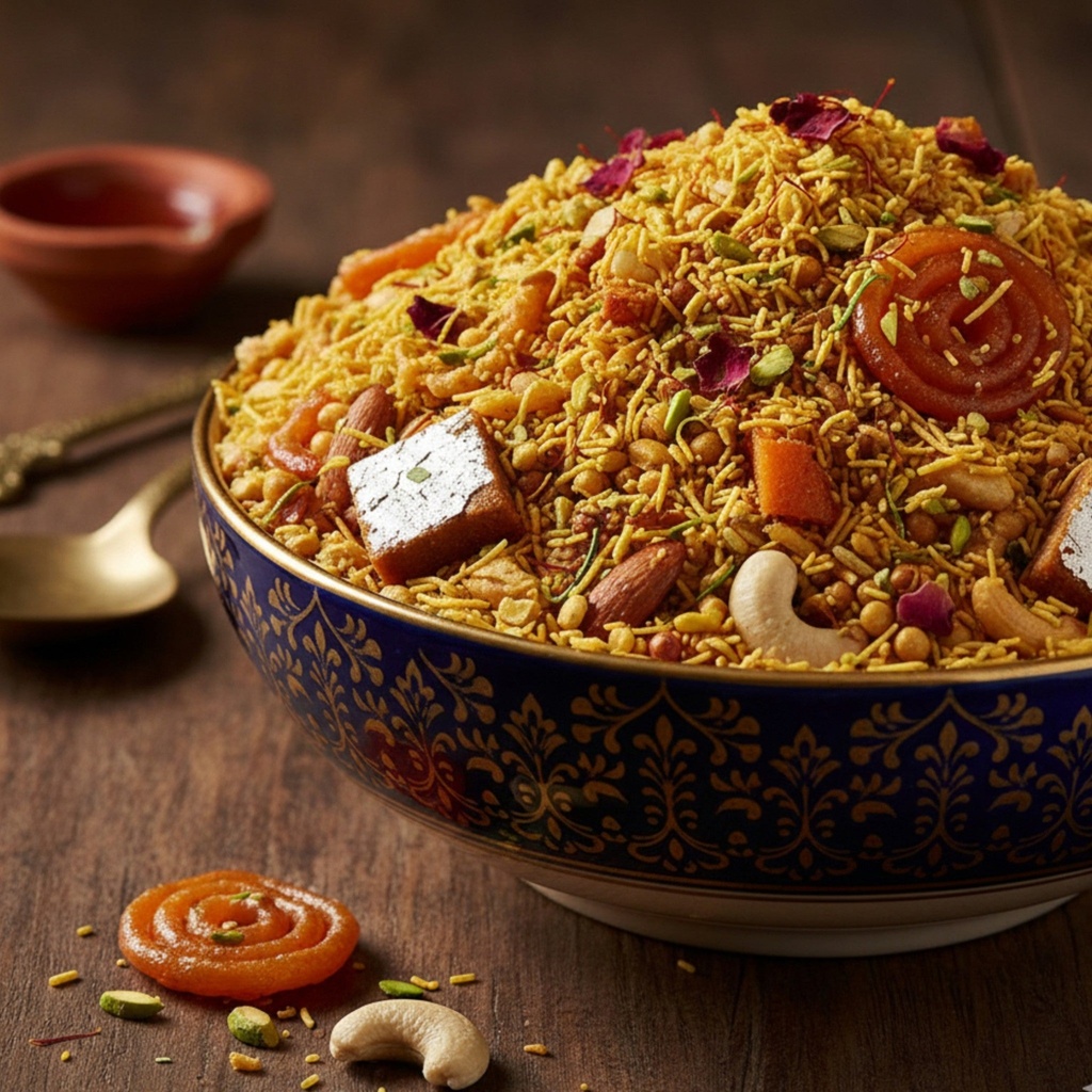 South Indian Mixture – Homemade Crunchy Savory Snack