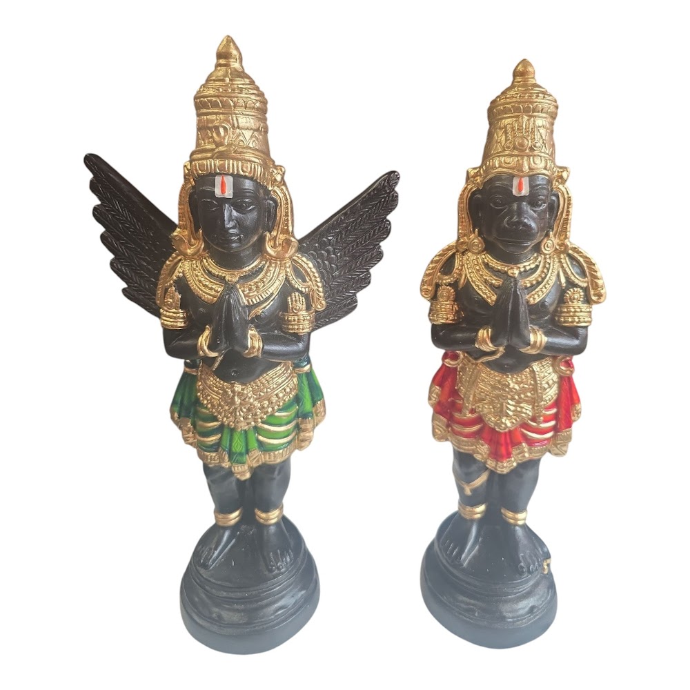 Golu Dolls - Periya Thiruvadi & Seriya Thiruvadi (Set of 2, 17 Inch Height)