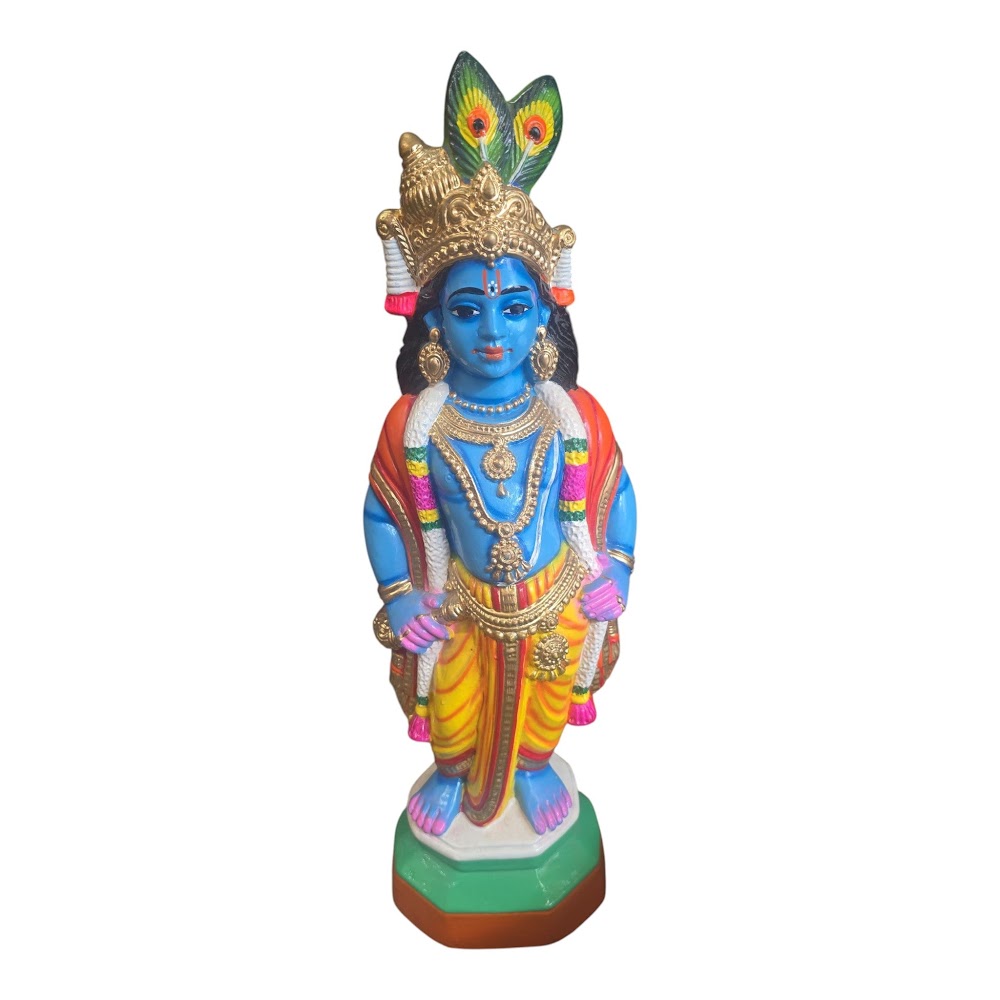Golu Doll - Lord Krishna (22 Inch, Paper Mache for Navaratri Kolu)