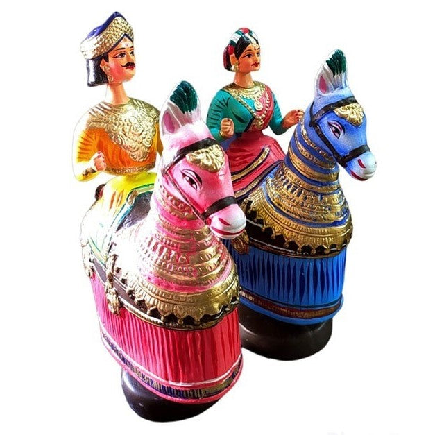Poikkal Kuthirai 13 Inch | Traditional Idol