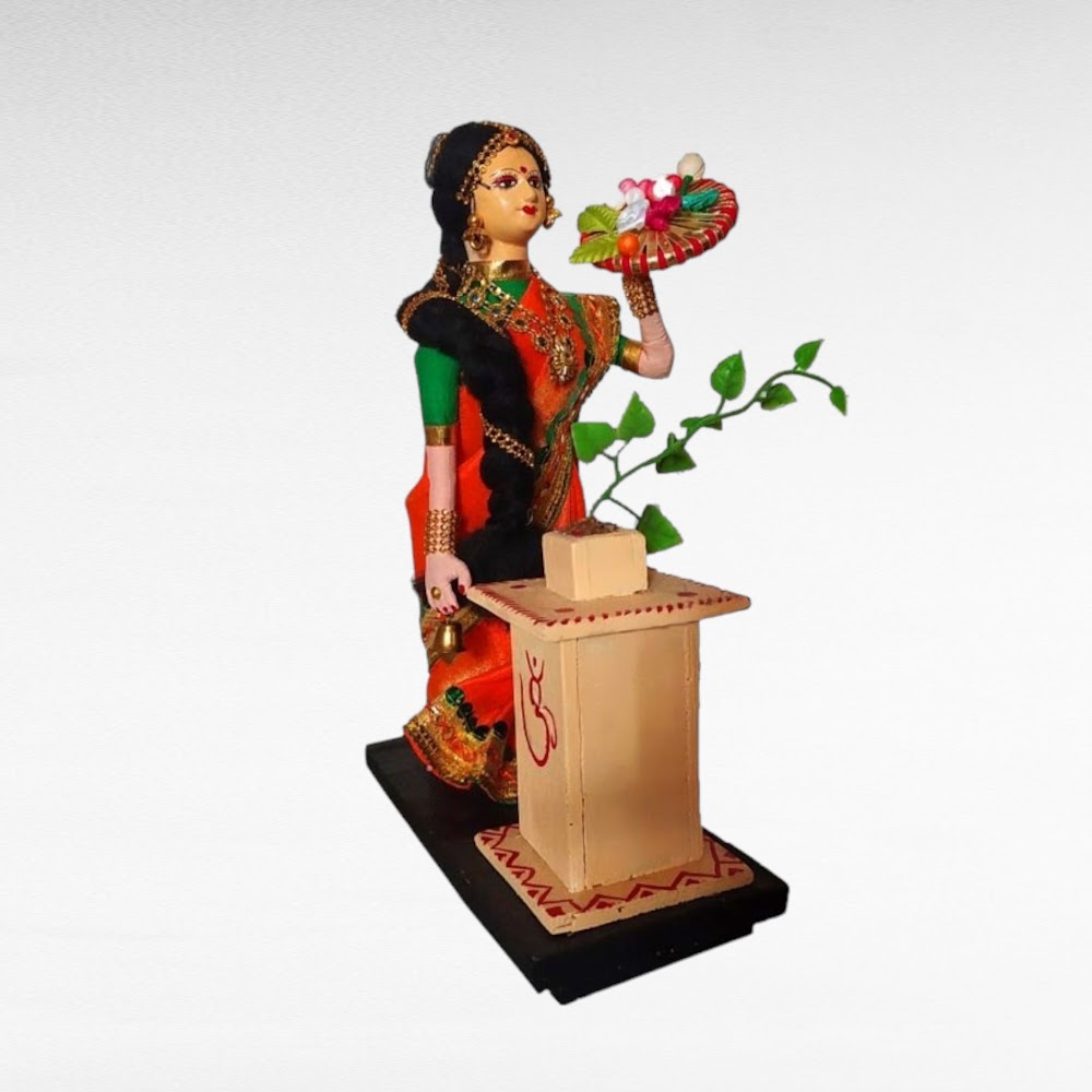 Handmade Tulsi Madam Navaratri Golu Doll/ Bommai / Bommulu | Navaratri Golu Doll