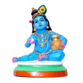 Butter Eating Krishnar 10 Inch | Traditional Idol
