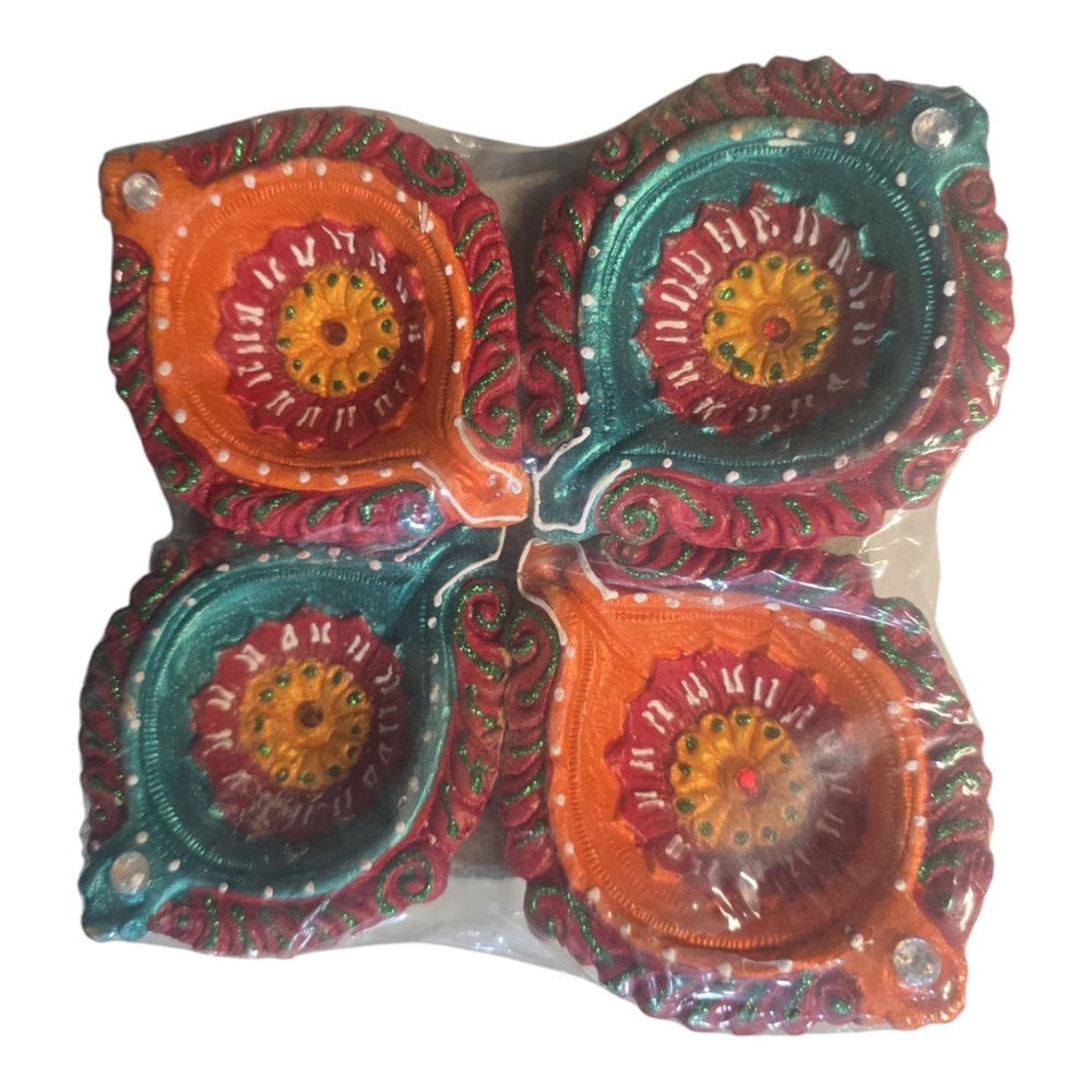 Handcrafted Clay Diya - Illuminate Your Karthigai Deepam | Traditional Puja Accessory